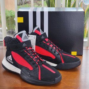 adidas Posterize EG8879 Black / Red / Silver Size 9 Men's Basketball Shoes NWB